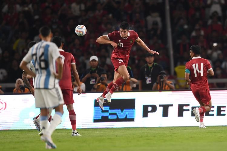 Hasil Indonesia vs Argentina: Tampil Spartan, Tim Garuda Tumbang 0-2