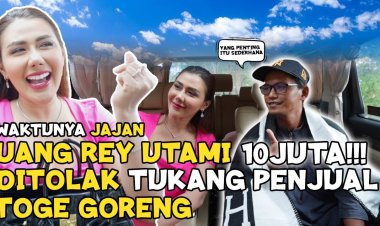 Uang Rey Utami 10 Juta Ditolak Oleh Penjual Toge Goreng, Lebih Sukai Selimut
