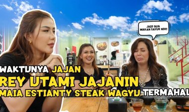 Maia Estianty Kunjungi Rumah Kuliner Rey Utami
