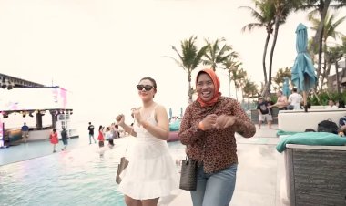 KAYA RAYA! Rey Utami dan Pablo Benua Mengabulkan Impian Mpok Citra di Atlas Beach Club Bali