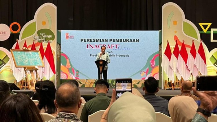 Inacraft 2023 telah diresmikan! berikut tiga harapan dari Presiden Joko Widodo