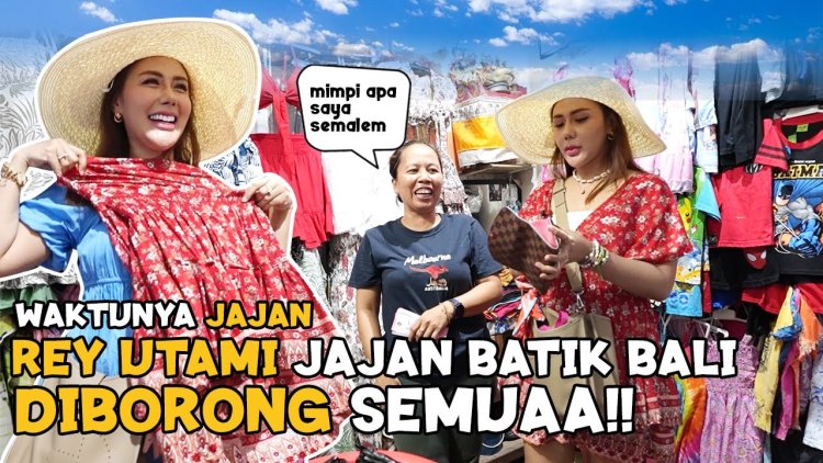 Rey Utami Memukau Penonton dengan Belanja Istimewa di Pasar Tradisional Bali