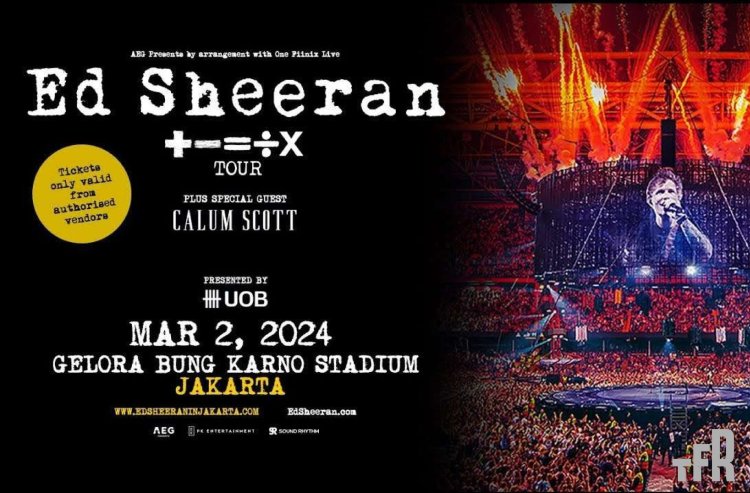 Ed Sheeran Mengumumkan Harga Tiket Konser di Jakarta, Dijual Mulai Rp900 Ribu!