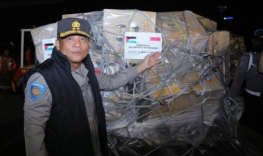 Kemenkes dan Polri Kirim 26,5 Ton Bantuan ke Gaza, Ada Air dan Tenda