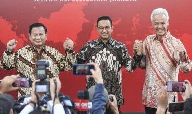 KPU Tetapkan Anies-Muhaimin, Prabowo-Gibran, dan Ganjar-Mahfud Sebagai Calon Presiden dan Wakil Presiden di Pilpres 2024