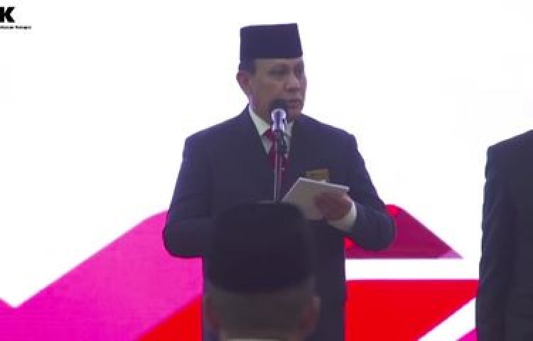 Firli Bahuri Resmi Lantik Irjen Pol Rudi Setiawan sebagai Deputi Penindakan dan Eksekusi KPK