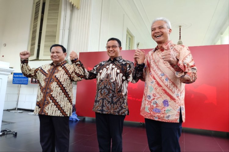 KPU Tetapkan Anies-Muhaimin, Prabowo-Gibran, dan Ganjar-Mahfud Sebagai Calon Presiden 2024