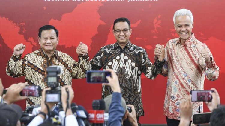 KPU Tetapkan Anies-Muhaimin, Prabowo-Gibran, dan Ganjar-Mahfud Sebagai Calon Presiden dan Wakil Presiden di Pilpres 2024