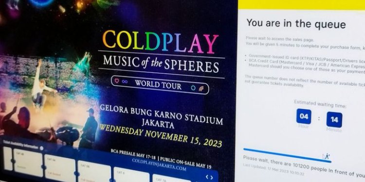 Kena Tipu Penjualan Tiket Konser Coldplay: 73 Orang Lapor Polisi