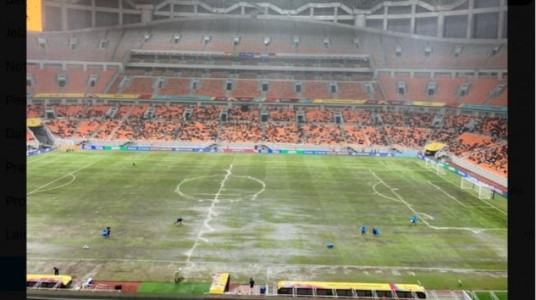 Misteri Genangan Air di Piala Dunia U-17 2023: Atap Stadion JIS Tidak Ditutup, Siapa yang Bertanggung Jawab?