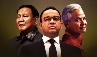 Gaya dan Gestur Anies, Prabowo, dan Ganjar di Debat Pertama Capres Pilpres 2024