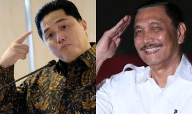 Erick Thohir Selesai Menjabat Sebagai Menko Marves Ad Interim, Luhut Kembali Menjabat