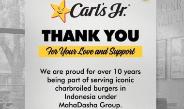 Carl's Jr Tutup Semua Gerai di Indonesia Setelah 10 Tahun