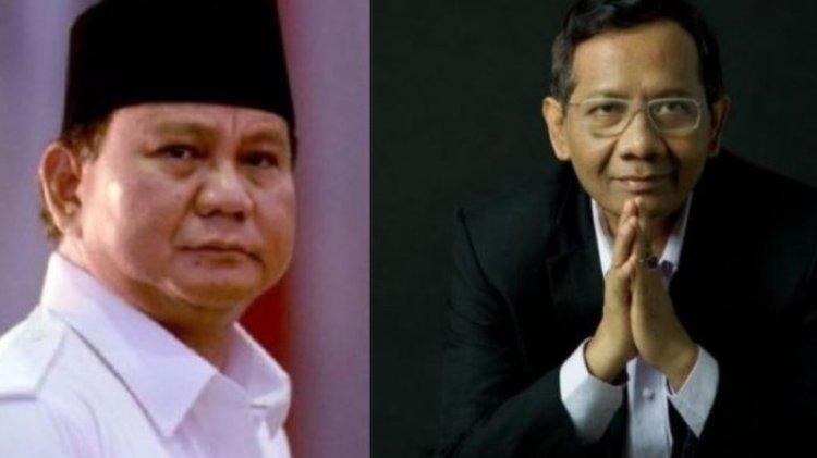 Prabowo Tidak Sebut Nama Mahfud MD Saat Puji Kinerja Menko Kabinet Jokowi