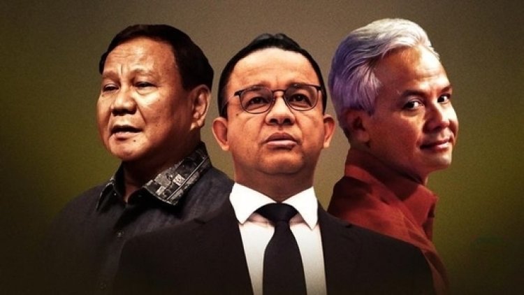 Gaya dan Gestur Anies, Prabowo, dan Ganjar di Debat Pertama Capres Pilpres 2024