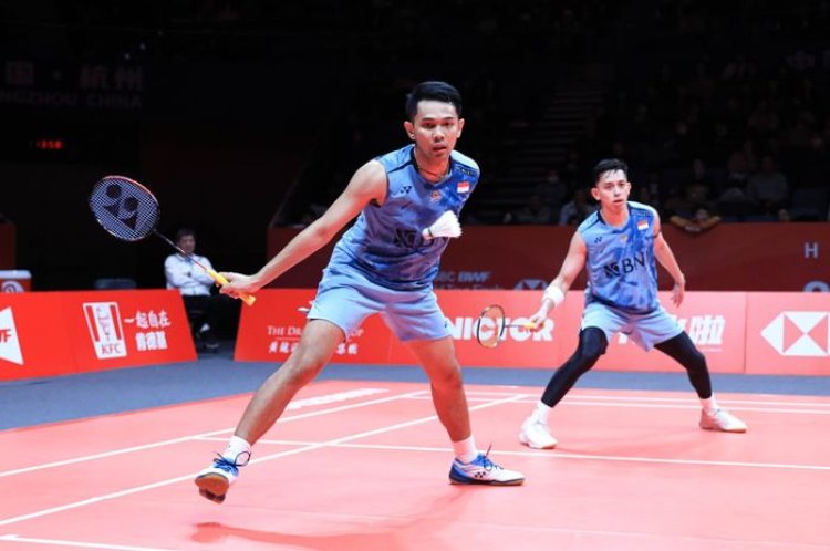 Raih Kemenangan dan Kegagalan, Ganda Putra Indonesia Fajar/Rian Gagal ke Final BWF World Tour Finals 2023