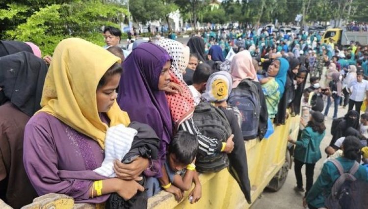 Mahasiswa Usir Paksa Pengungsi Rohingya di BMA Aceh, Menyulut Tangis Pengungsi