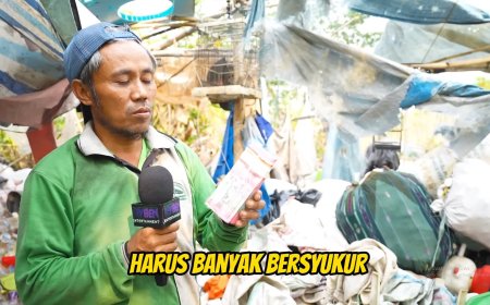 Pemulung Penuh Semangat: Rey Utami Berbagi Keajaiban dalam Keterbatasan Ekonomi.