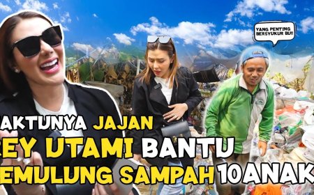Kisah Inspiratif: Rey Utami Bantu Pemulung 72 Tahun yang Berjuang Membesarkan Delapan Anak.