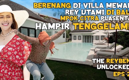 Momen Menghibur Rey Utami dan Mpok Citra: Berenang di Villa Mewah Bali yang Nyaris Tenggelam!