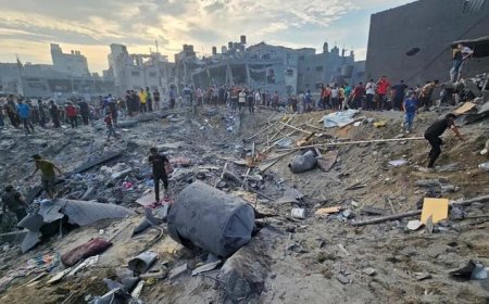Korban Tewas Akibat Serangan Israel ke Gaza Mencapai 9.500 Orang, Termasuk Ribuan Anak dan Perempuan