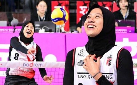 Megawati 'Megatron' Mimpin Red Sparks ke Puncak Klasemen Liga Bola Voli Korea