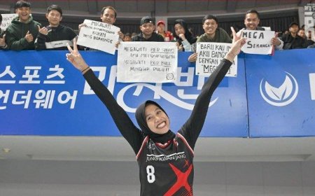 Megawati 'Megatron' Berambisi Antar Red Sparks Juara Liga Bola Voli Korea