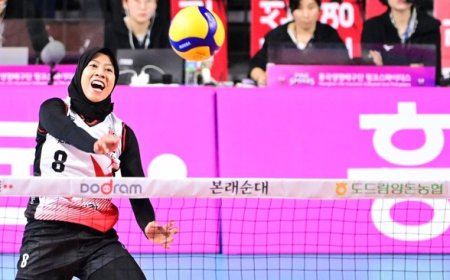 Megawati 'Megatron' Berambisi Bawa Red Sparks Juara Liga Bola Voli Korea
