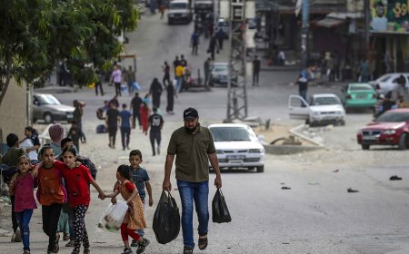 Puluhan Ribu Warga Palestina Mengungsi dari Gaza dalam Perang Melawan Israel