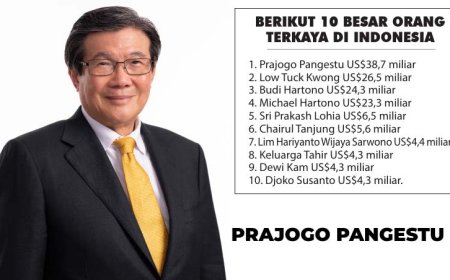 Prajogo Pangestu Tempati Puncak Daftar Orang Terkaya RI, Salip Low Tuck Kwong & Hartono Bersaudara