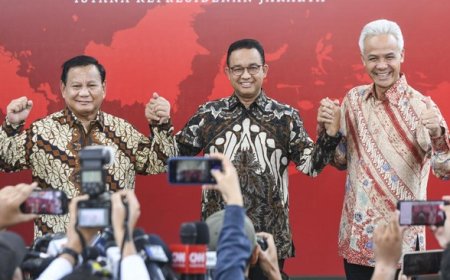 KPU Resmi Tetapkan Tiga Pasangan Capres-Cawapres untuk Pilpres 2024