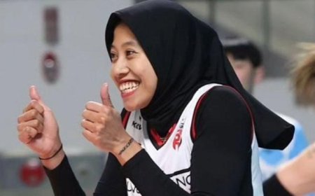 Megawati, Pemain Voli Putri Indonesia, Bangga Menggunakan Hijab di Liga Voli Korea: Raih Prestasi Sebagai Pemain Asing Terbaik
