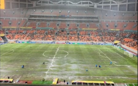 Genangan Air di Jakarta International Stadium (JIS) Memaksa Penundaan Pertandingan Piala Dunia U-17 2023 Brasil vs Argentina: Kajian Mengapa Atap Tidak Ditutup?
