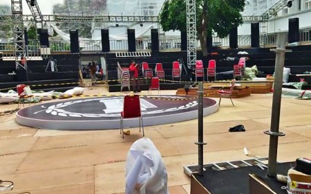 Persiapan Debat Pertama Pilpres 2024: Pasangan Capres dan Cawapres Bersaing Ketat di Panggung KPU