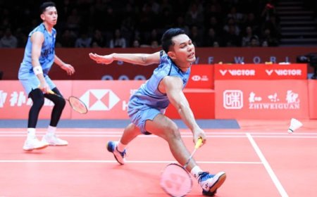 Raih Kemenangan dan Kegagalan, Ganda Putra Indonesia Fajar/Rian Gagal ke Final BWF World Tour Finals 2023