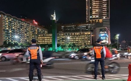 DKI Jakarta Ramaikan Tahun Baru dengan Car Free Night di Thamrin-Sudirman