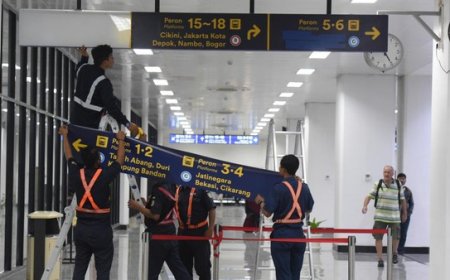 Perubahan Jalur Peron di Stasiun Manggarai Jakarta Akan Berlaku Selamanya, Meningkatkan Efisiensi dan Keamanan Perjalanan Penumpang