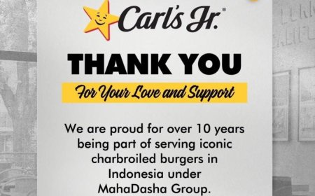 Carl's Jr Tutup Seluruh Gerai di Indonesia Setelah 10 Tahun Beroperasi