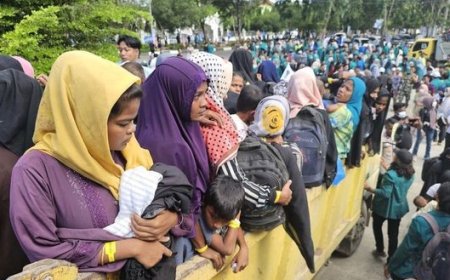 Ratusan Mahasiswa Usir Paksa Pengungsi Rohingya di Aceh