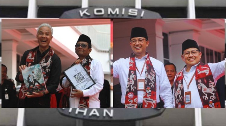 Perspektif LSI: AMIN dan Ganjar-Mahfud Diprediksi Bersatu Jika Pilpres Dua Putaran