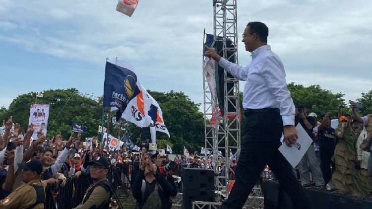 Kunjungi Cikarang, Anies Sindir Massa Bayaran saat Kampanye