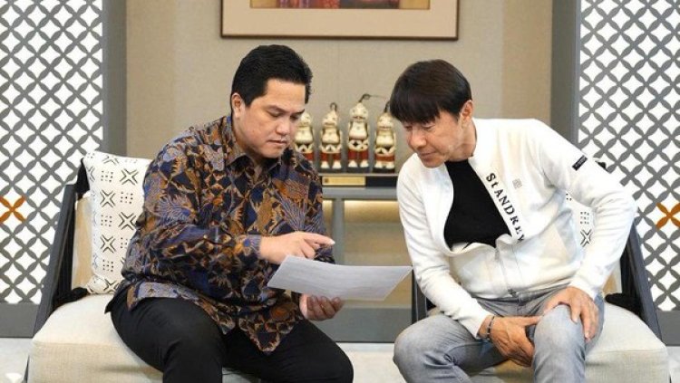 Erick Thohir Pastikan Kesetiaan Shin Tae Yong kepada Timnas Indonesia, Meski Ditolak Tawaran dari Negara Lain