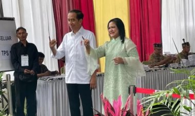 Jokowi Ungkap Harapan dan Sikap Terkait Peluang Pemilu 1 Putaran setelah Nyoblos di Gambir