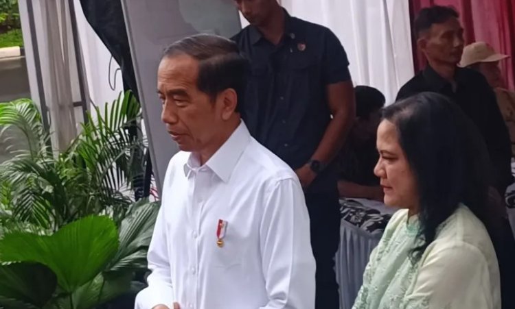 Jokowi Ungkap Peluang Pemilu 1 Putaran setelah Nyoblos di Gambir: "Kita Tunggu Bersama-sama"