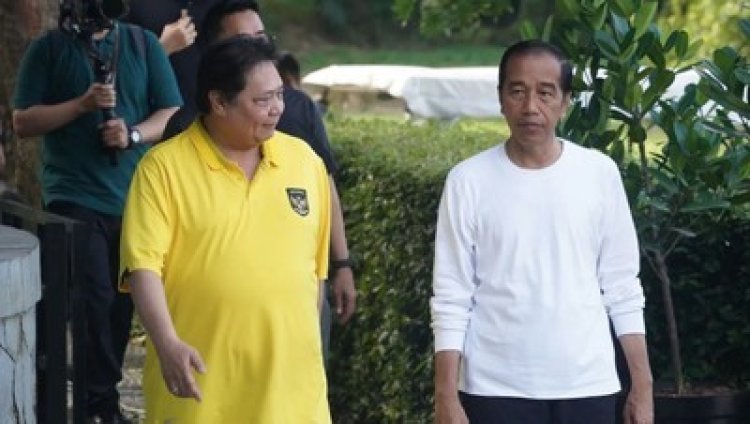 Airlangga Hartarto Santai Tanggapi Isu Jokowi Gabung Golkar : 'Tokoh Nasional Milik Semua Partai'