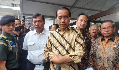Jokowi Saat Dicecar soal Beras Naik: Tolong Jangan Terus Tanya ke Saya