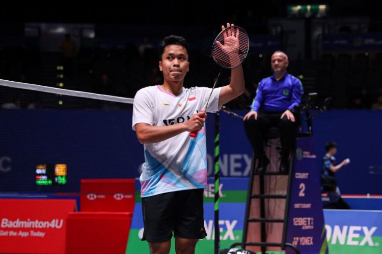 Anthony Ginting Mengakhiri Penantian 22 Tahun Tunggal Putra Indonesia di All England