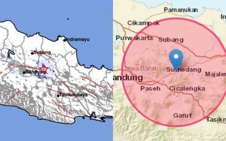 Gempa Sumedang Guncang Wilayah, BMKG Catat 6 Kali Guncangan hingga Pukul 21.15 WIB
