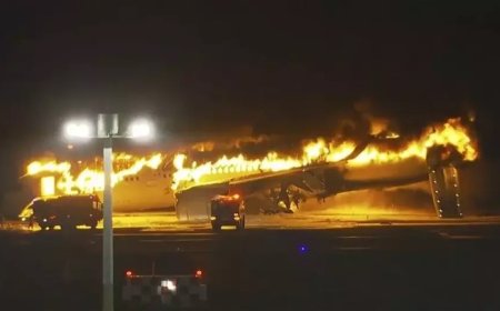 Tragedi di Langit Tokyo: Kecelakaan Pesawat Japan Airlines di Bandara Haneda, 5 Meninggal Dunia
