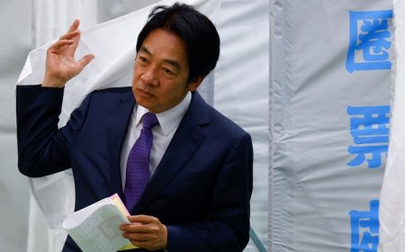 Lai Ching-te Kuasai Taiwan! Menangkan Pemilihan Presiden dengan 40,2 Persen Suara